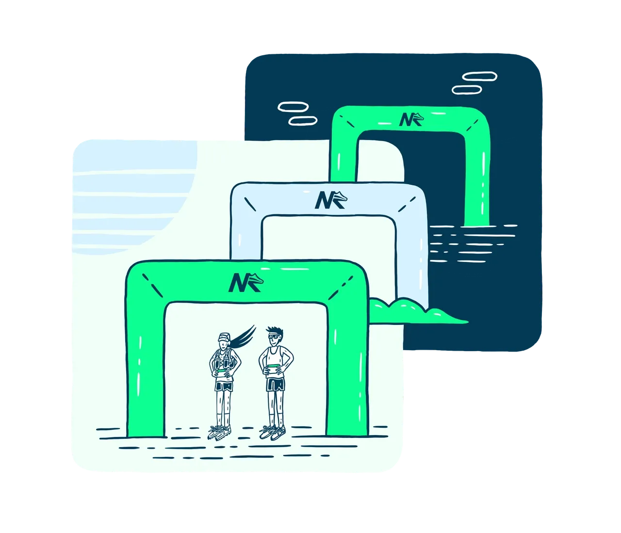 Illustration SAS de départ